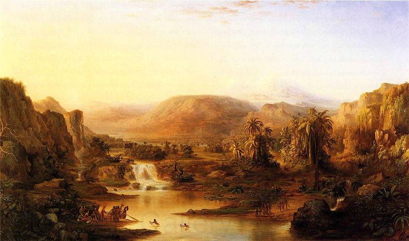 Robert S.Duncanson Land of the Lotos Eaters Spain oil painting art